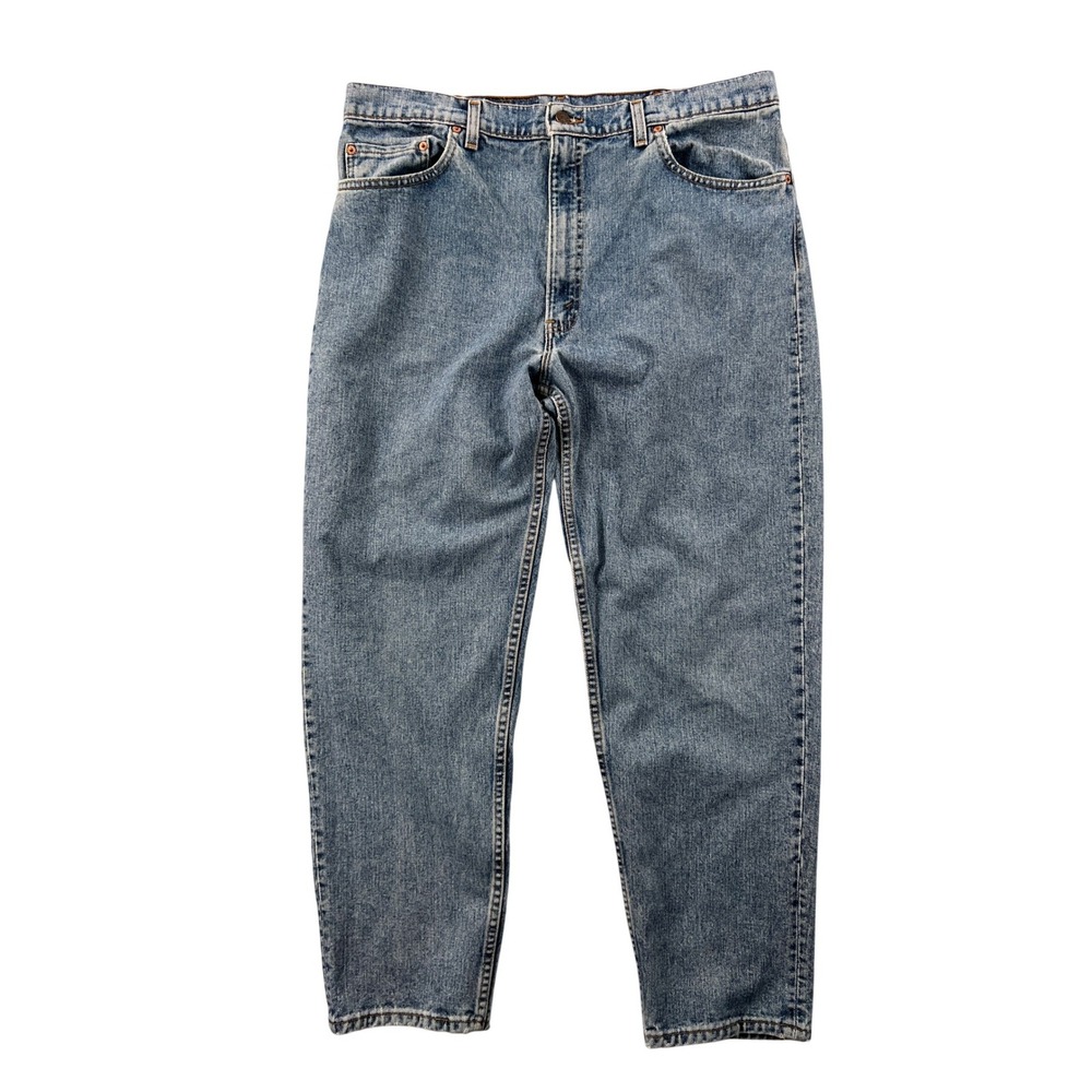Vintage 90s Levi's 550 Relaxed Fit Jeans Men 40x30 (fit 38x30) USA Light Wash